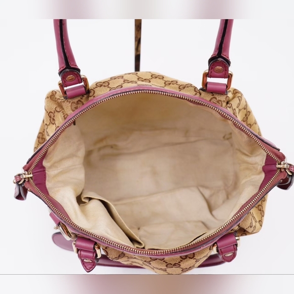 ❌️❌️SOLD❌️❌️AS30❤️GUCCI Monogram Sukey Top Handle Satchel - Picture 10 of 16